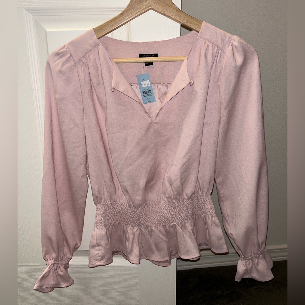 Ann Taylor Pink Blouse